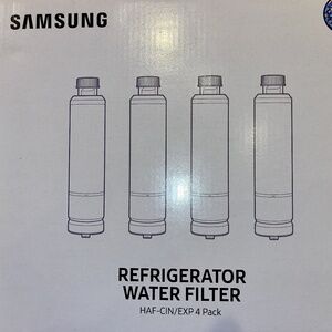 4 PACK New Genuine Samsung DA29-00020B HAF-CIN/EXP Refrigerator Water Filter
